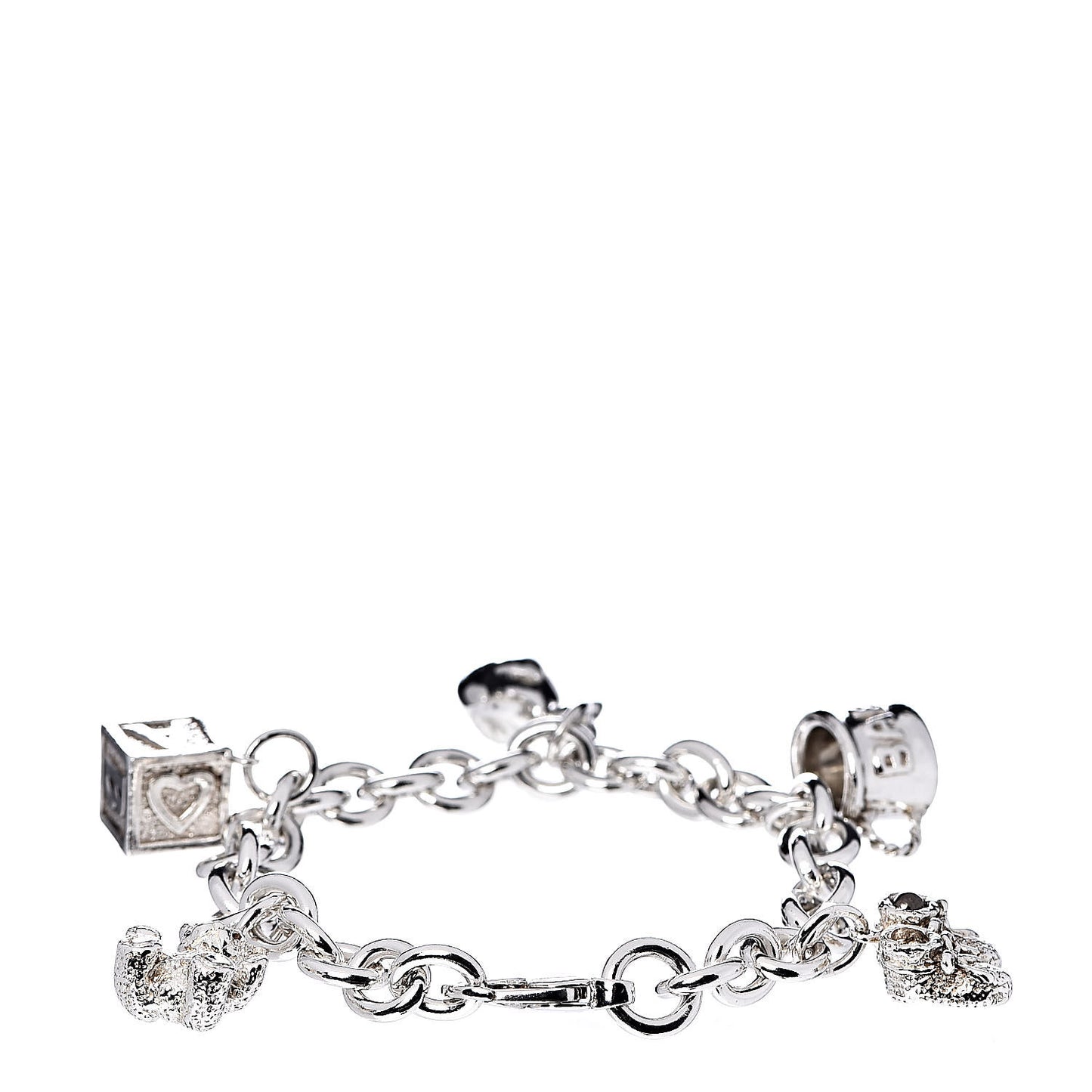 Sterling Silver Baby Charm Bracelet