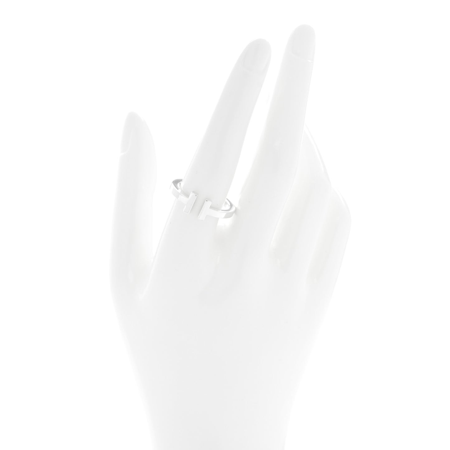 Sterling Silver T Square Ring 60 9