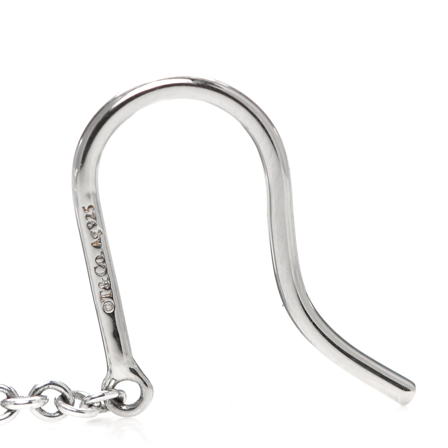 Tiffany Sterling Silver 10mm HardWear Ball Drop Earrings 4 of 4