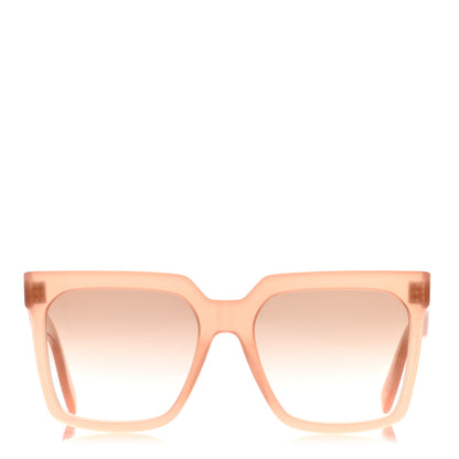 Celine Acetate Polarized Oversized Sunglasses CL4055IN Milky Antique Pink 2 of 7