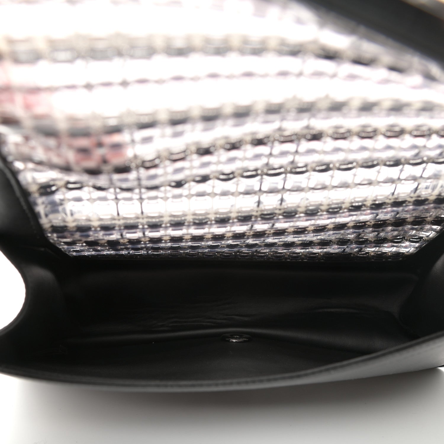 Chanel PVC Thread Woven Medium Boy Flap Black 5 of 9