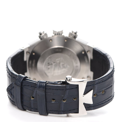 Vacheron Constantin Stainless Steel Alligator 42mm Overseas Automatic Watch Blue 49150 3 of 6