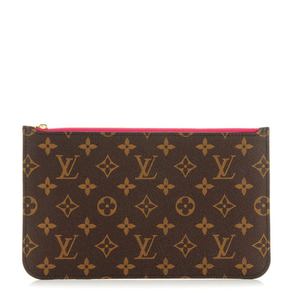 Louis Vuitton Monogram Neverfull MM GM Pochette Pivoine 1 of 8