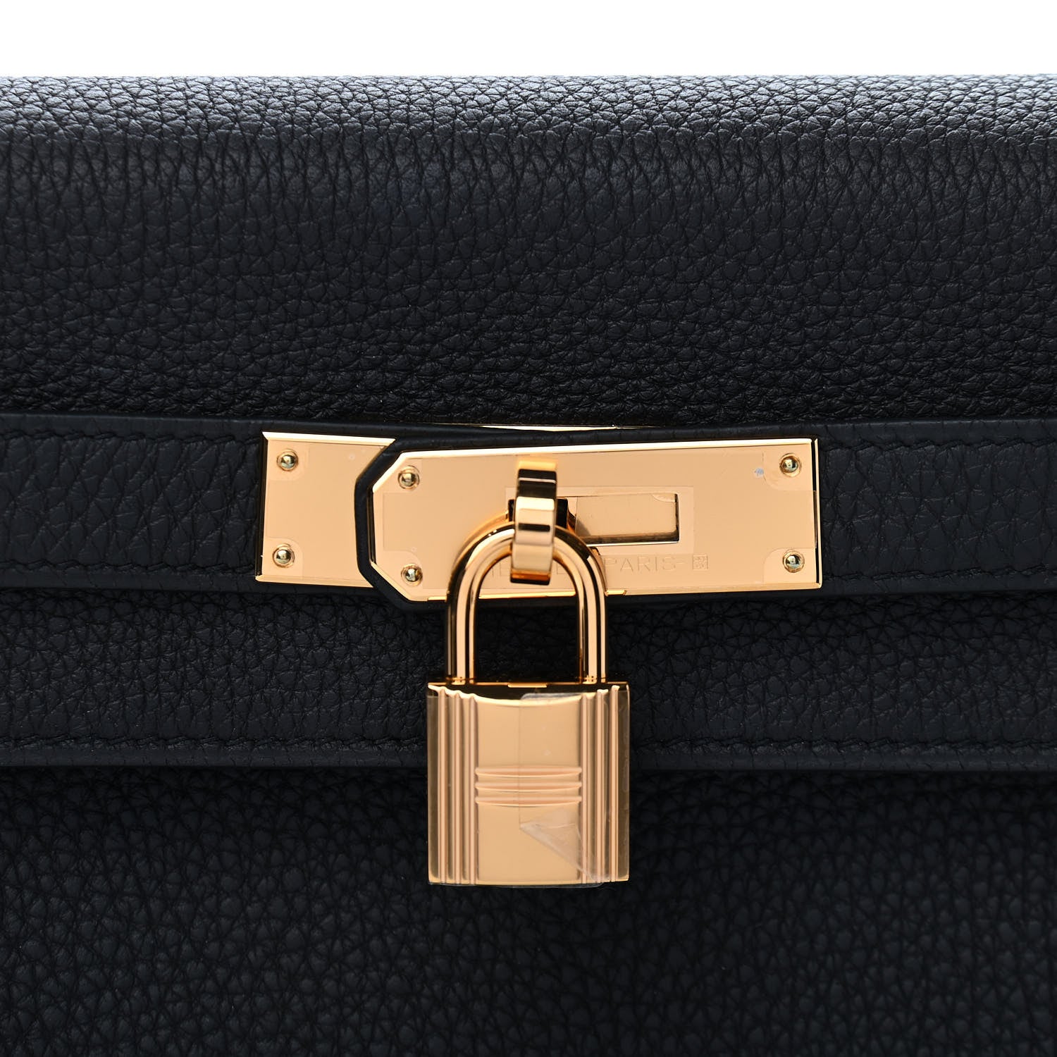 Hermes Togo Kelly Retourne 28 Black 10 of 10
