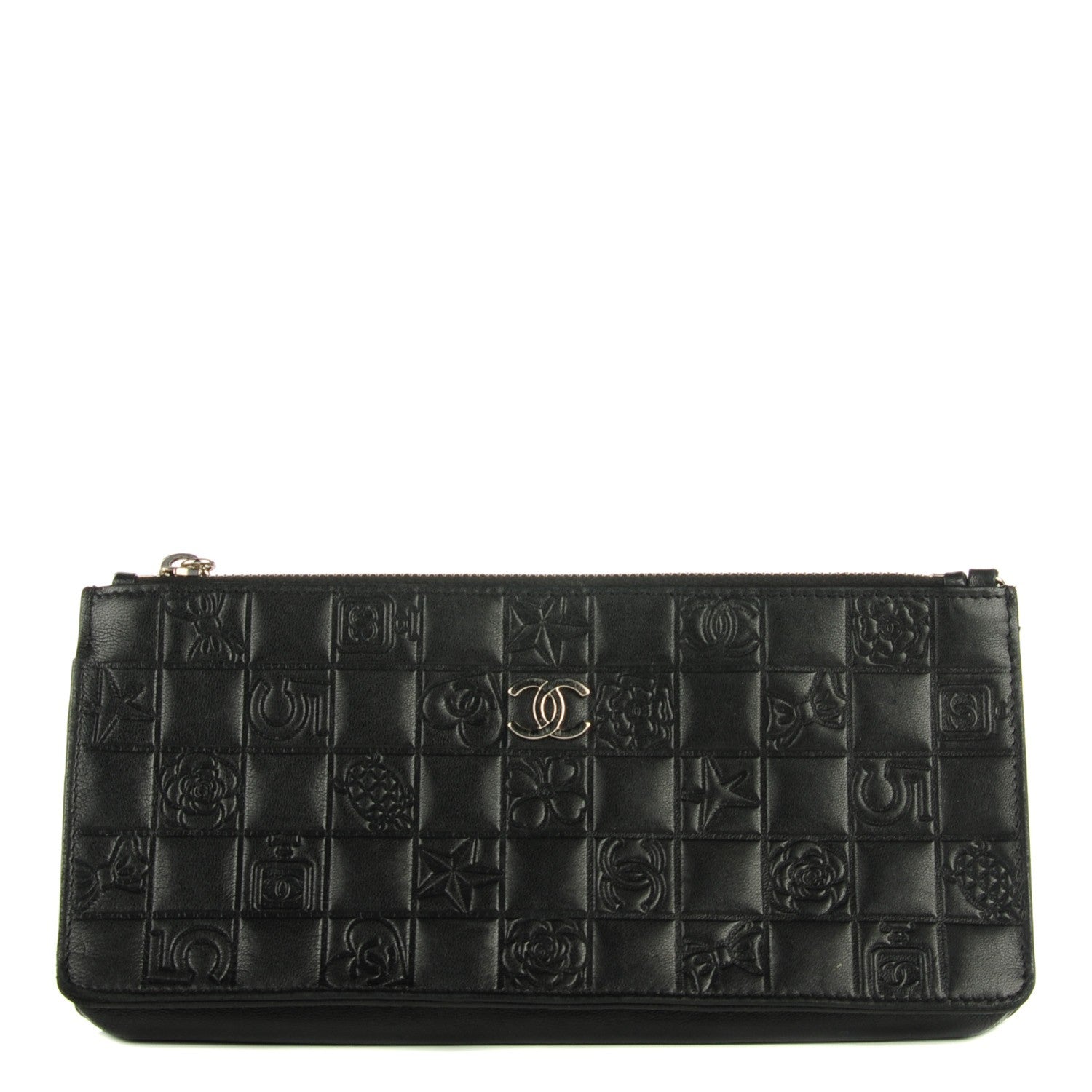 Chanel Lambskin Precious Symbols Pochette Black 1 of 7