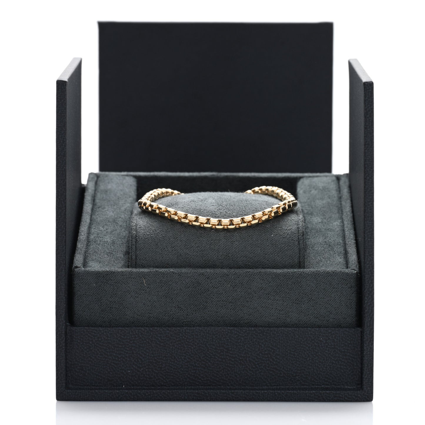 18K Yellow Gold 4mm Box Chain Bracelet
