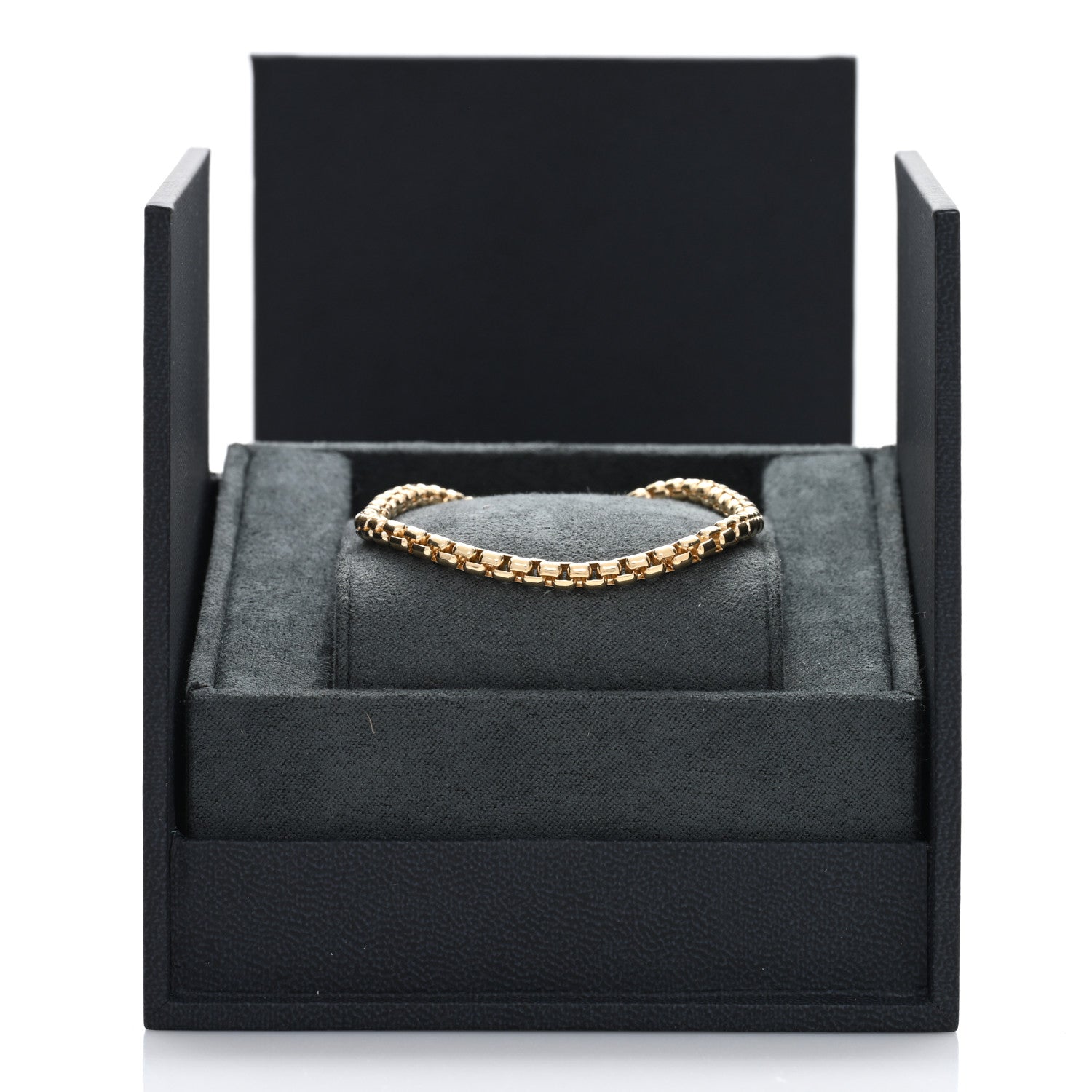 David Yurman 18K Yellow Gold 4mm Box Chain Bracelet 4 of 4