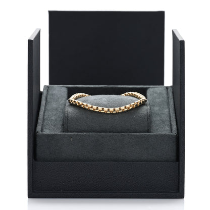 David Yurman 18K Yellow Gold 4mm Box Chain Bracelet 4 of 4