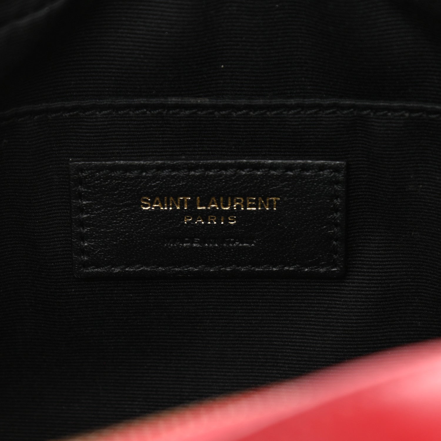 Saint Laurent Calfskin Matelasse Monogram Lou Camera Bag Rouge Eros 6 of 10