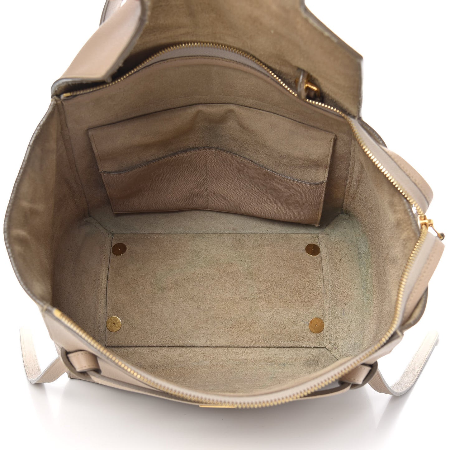 Grained Calfskin Mini Belt Bag Light Taupe