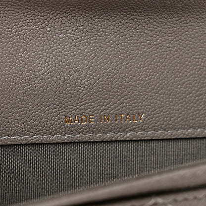 Chanel Caviar Quilted Boy Flap Card Holder Grey 6 of 8