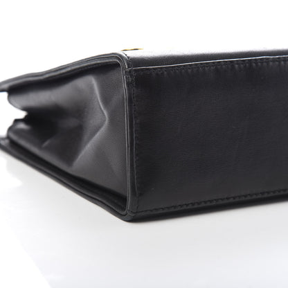Versace Calfskin Medallion Tribute Chain Shoulder Bag Black 7 of 14