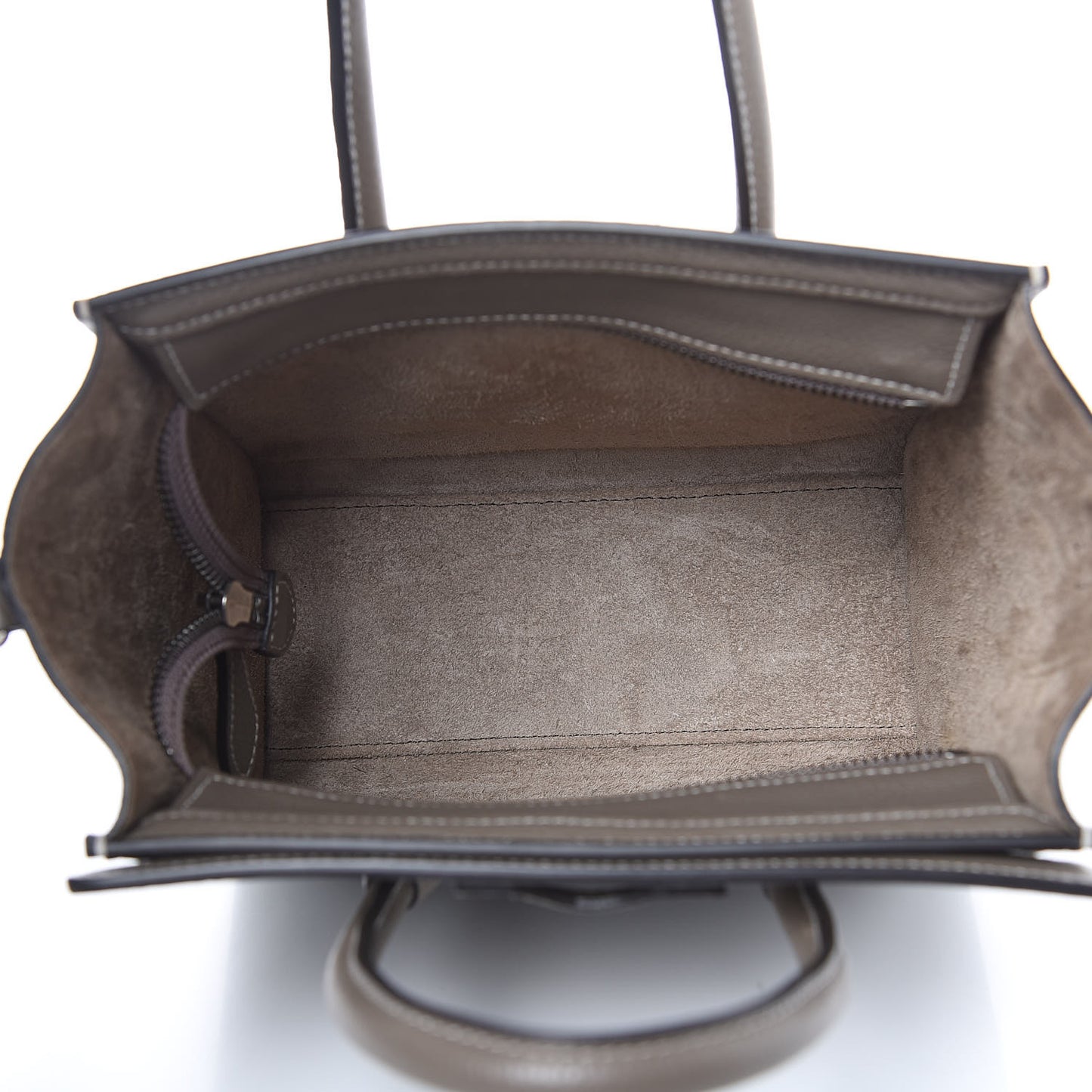 Drummed Calfskin Nano Luggage Souris
