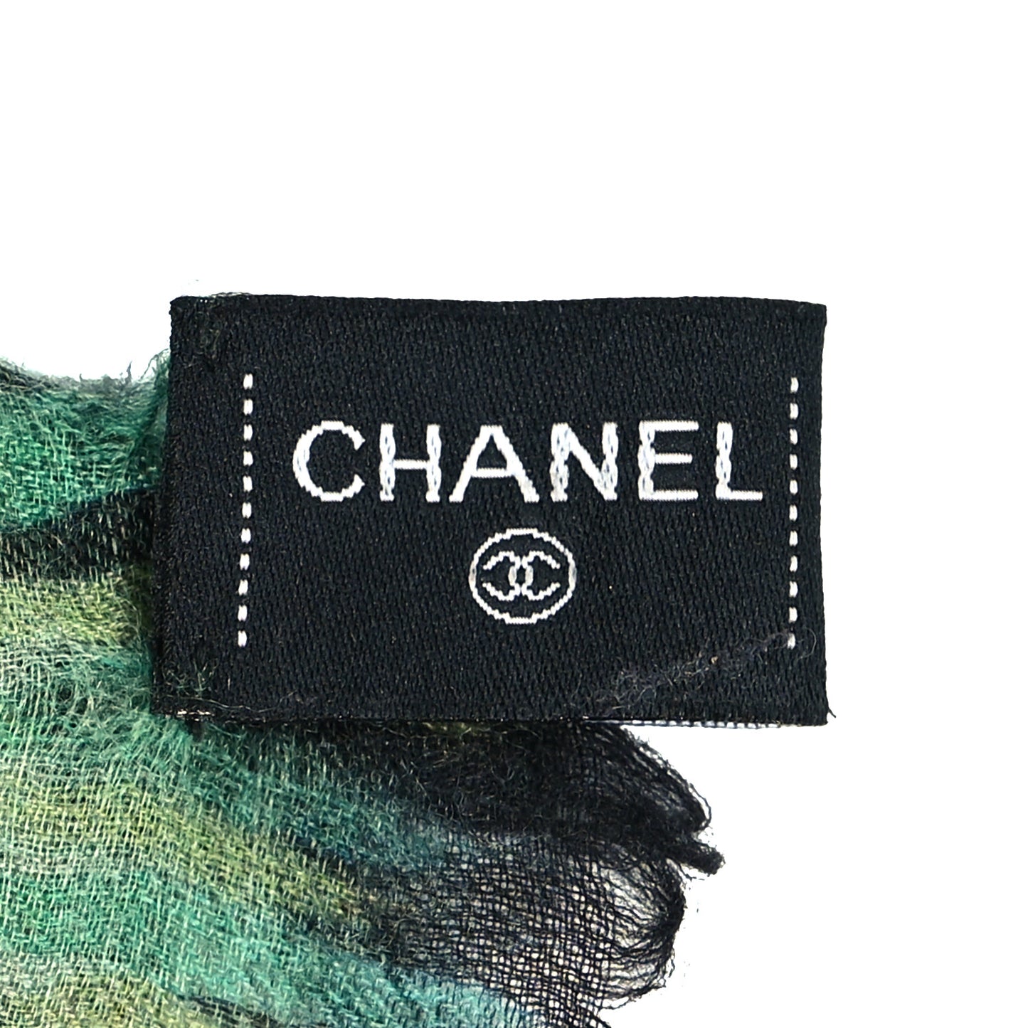 Cashmere CC Logo Shawl Black Multicolor