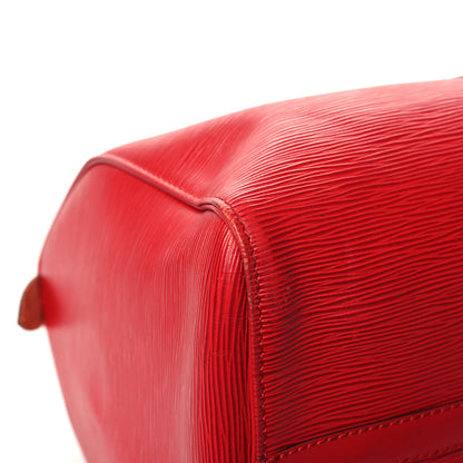 Louis Vuitton Epi Keepall 45 Castillan Red 10 of 14