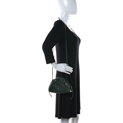 Bottega Veneta Nappa Intrecciato The Mini Pouch Bottle Green 2 of 11