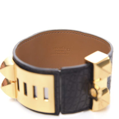 Hermes Matte Alligator Collier de Chien CDC Bracelet S Black 5 of 7