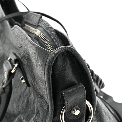 Balenciaga Agneau Classic Silver Hardware City Gris Fossile Anthracite 14 of 15