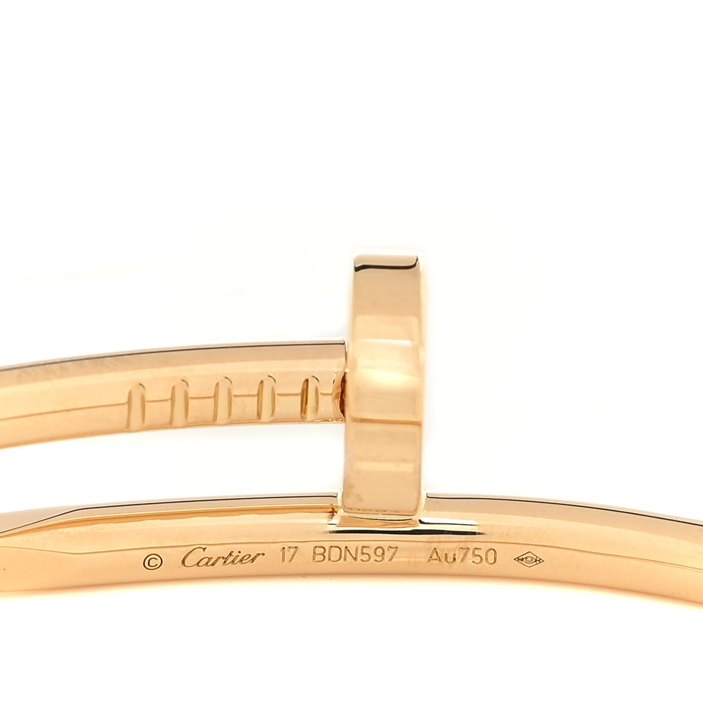 18K Yellow Gold Juste Un Clou Bracelet 17