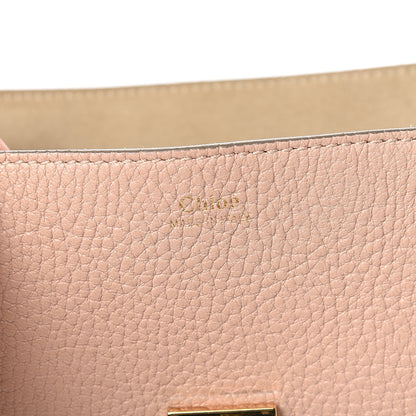 Chloe Grained Lambskin Drew Shoulder Bag Cement Pink 5 of 10