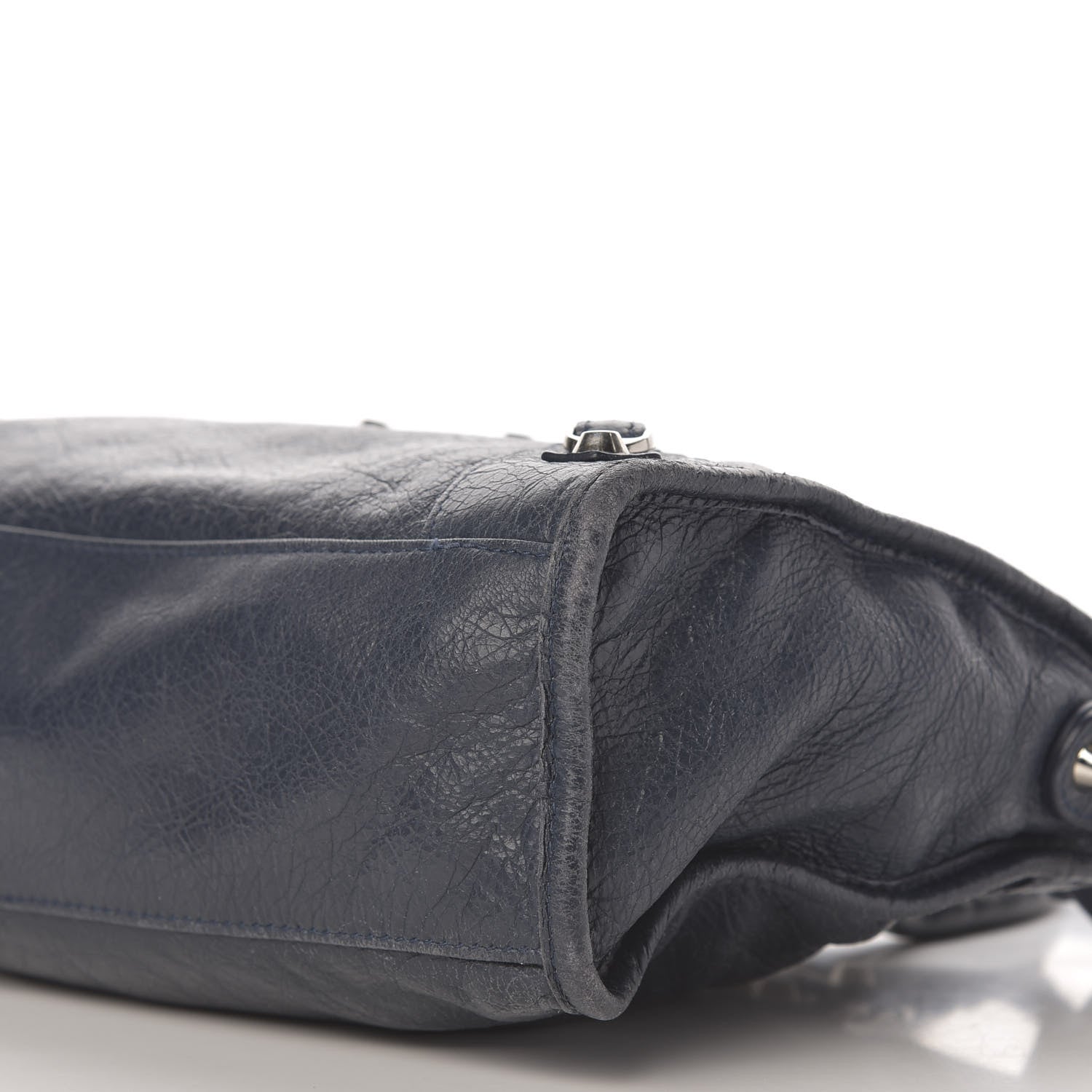 Balenciaga Agneau Classic Silver Hardware S City Bleu Obscur 7 of 12