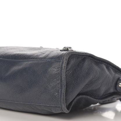 Balenciaga Agneau Classic Silver Hardware S City Bleu Obscur 7 of 12