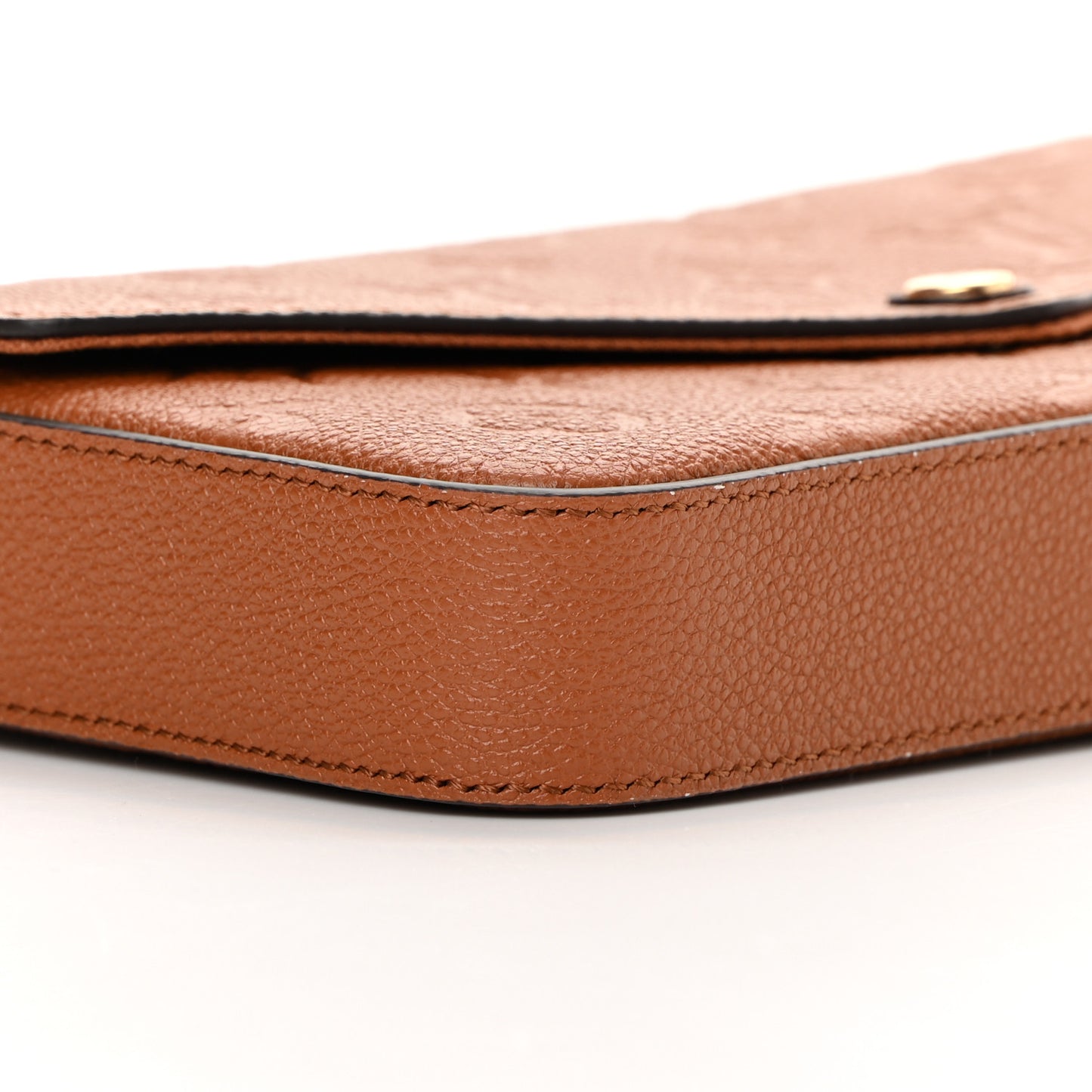 Empreinte Pochette Felicie Chain Wallet Cognac