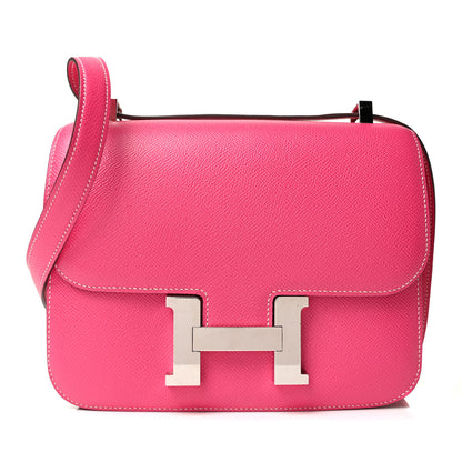Hermes Epsom Constance 24 Rose Tyrien 1 of 9
