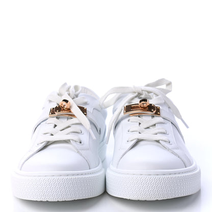 Hermes Calfskin Day Sneakers 37 White 2 of 4