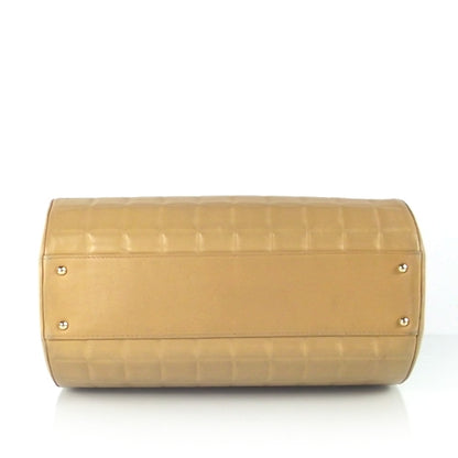 Chanel Lambskin Chocolate Bar Quilted Bag Beige 5 of 9