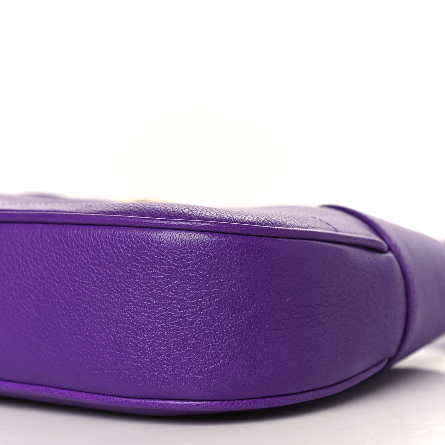 Goatskin Small Aphrodite Shoulder Bag Shine Purple
