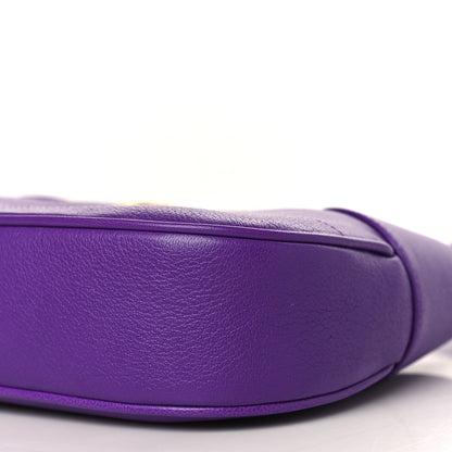 Gucci Goatskin Small Aphrodite Shoulder Bag Shine Purple 9 of 11