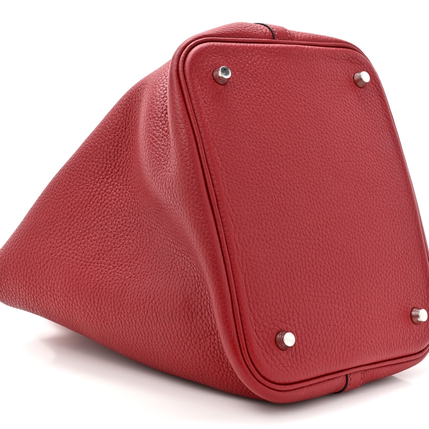 Taurillon Clemence Picotin Lock 22 MM Rouge H