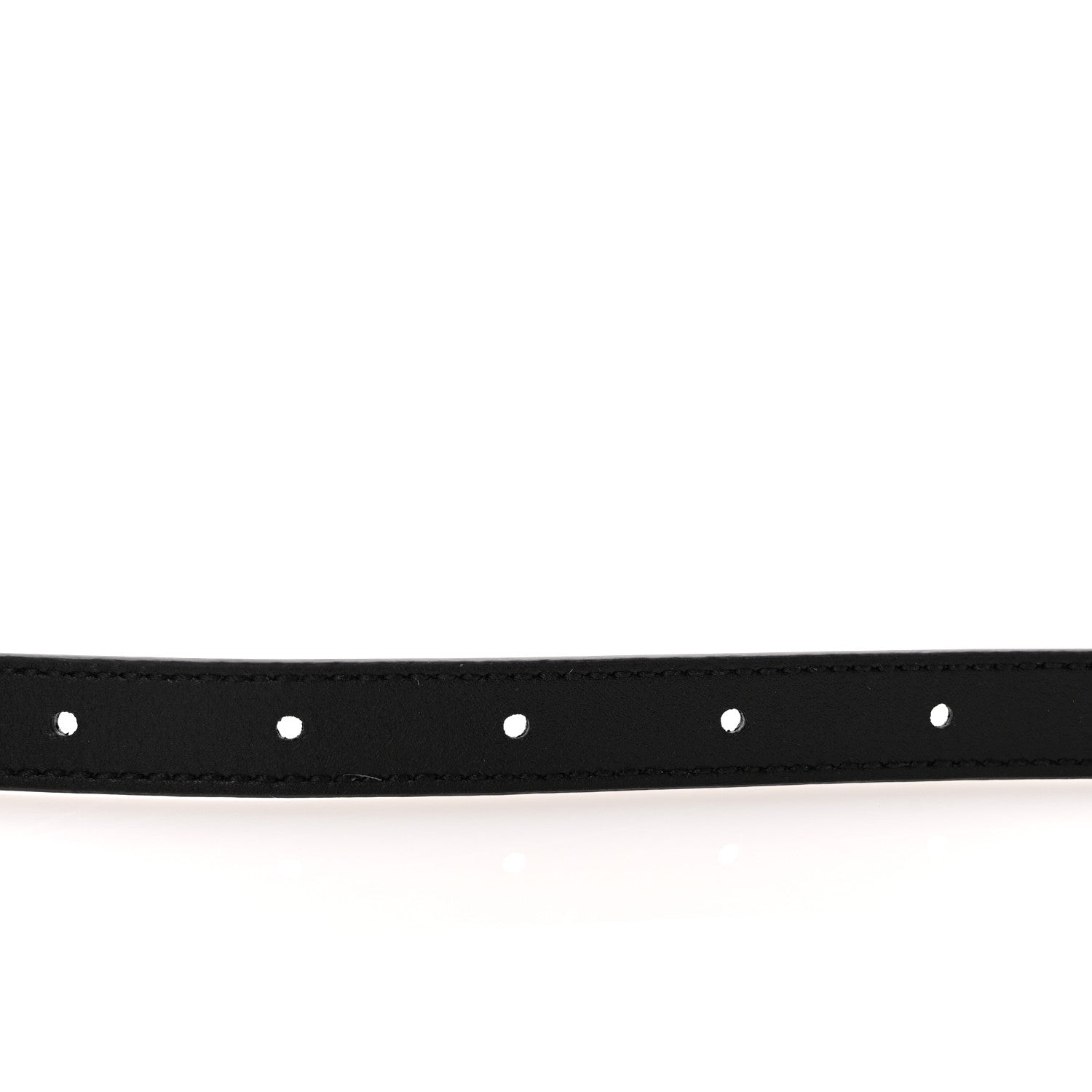 Gucci Calfskin GG Interlocking Thin Belt 85 34 Black 4 of 5