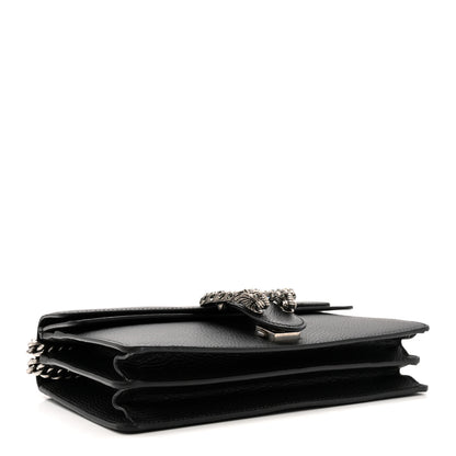 Gucci Pebbled Calfskin Small Dionysus Shoulder Bag Black 4 of 11