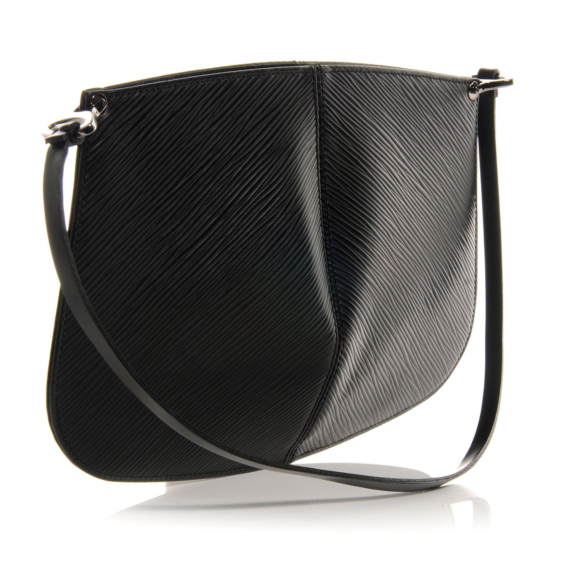 Louis Vuitton Epi Demi Lune Pochette Black 3 of 8