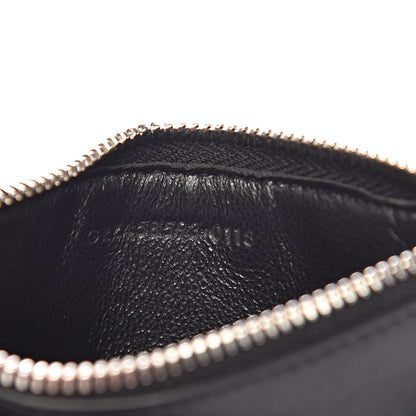 Saint Laurent Calfskin Moujik Patch Fragments Zip Pouch Card Holder Black 7 of 9