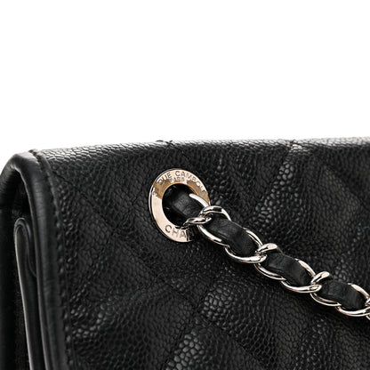 Chanel Caviar Quilted Large French Riviera Flap Black 12 of 13