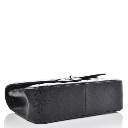 Chanel Caviar Quilted Jumbo Double Flap Black 4 of 8