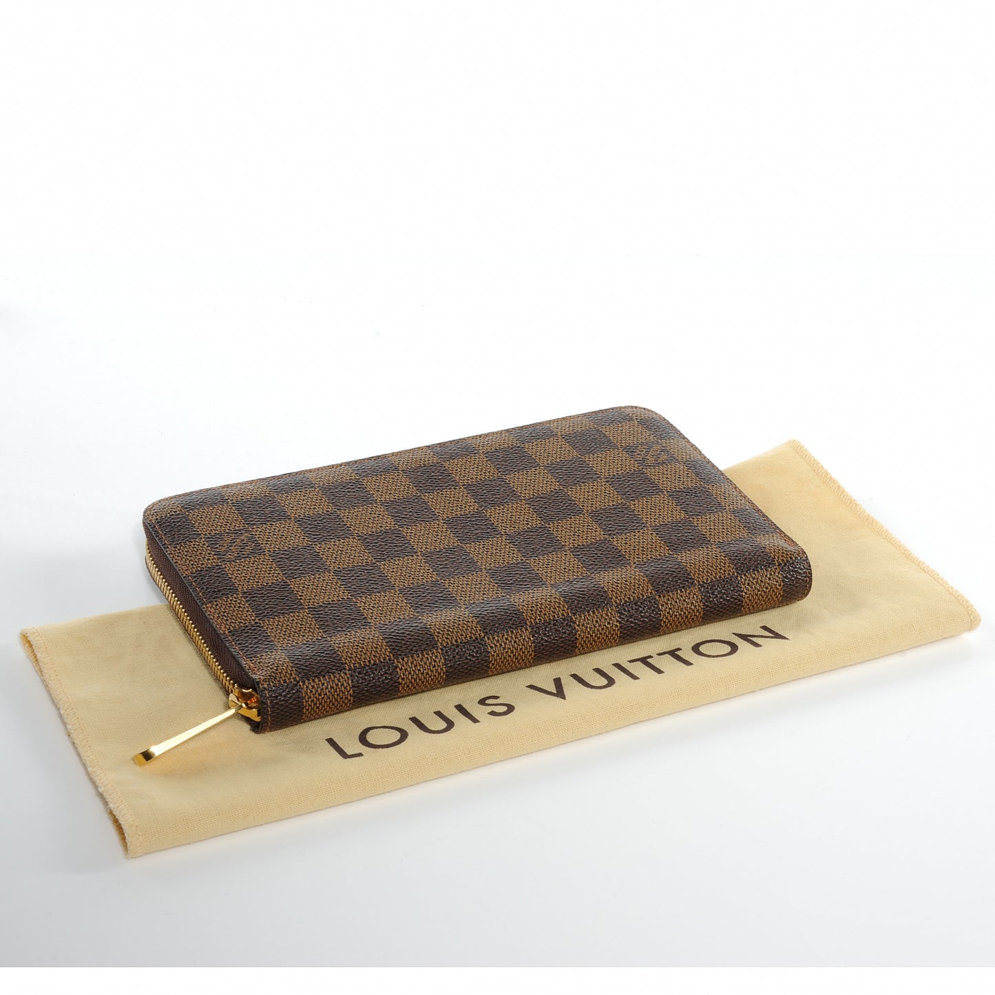 Damier Ebene Zippy Organizer Wallet