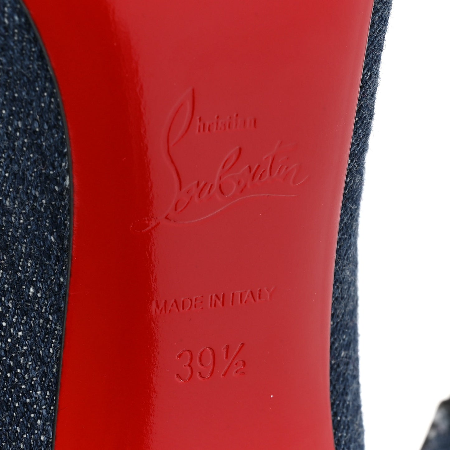 Denim Jazz Calf So Kate 120 Pumps 39.5 Blue
