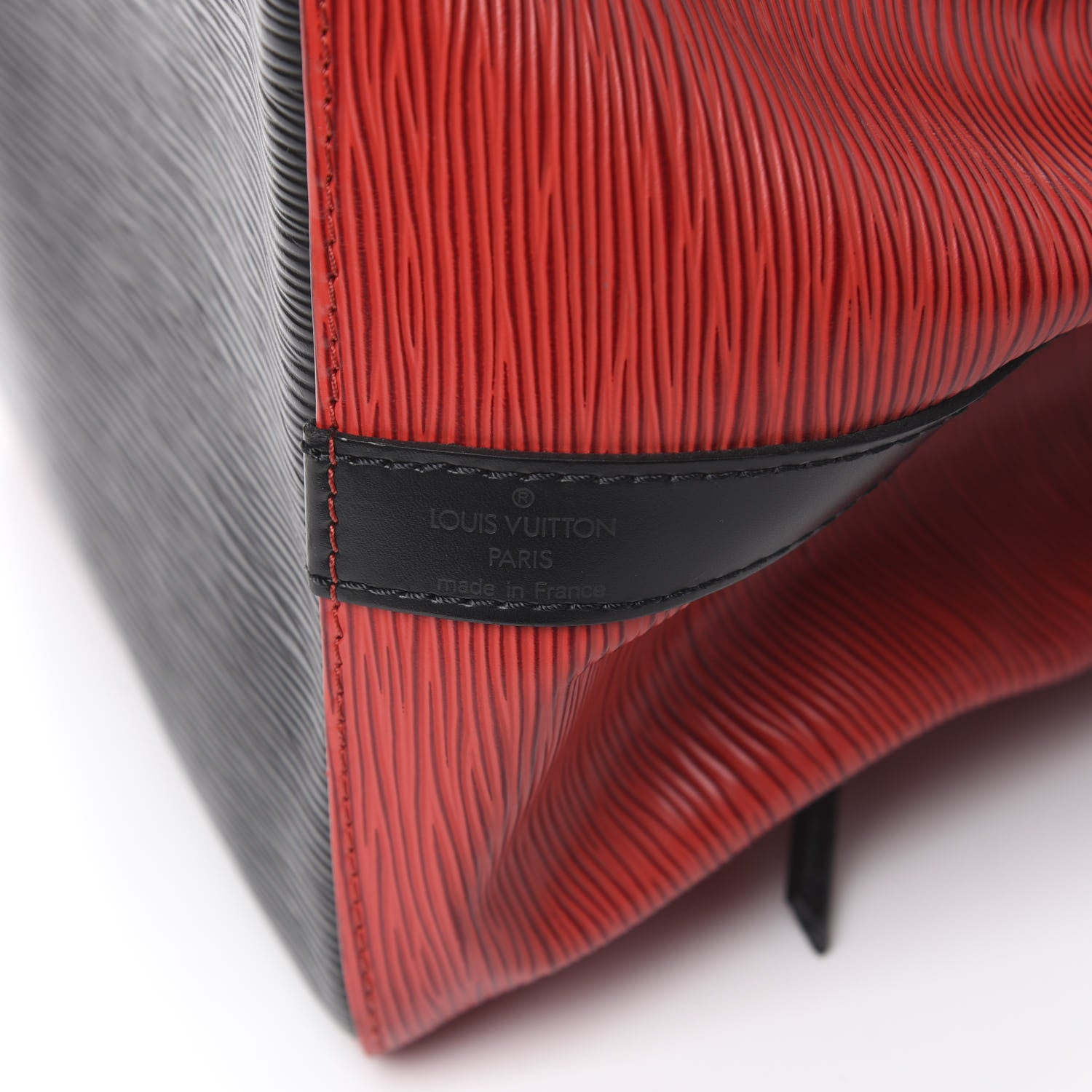 Louis Vuitton Epi Petit Noe Red Black 6 of 9