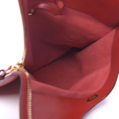Tom Ford Ramskin Large Alix Padlock Zip Shoulder Bag Flame Red 6 of 14