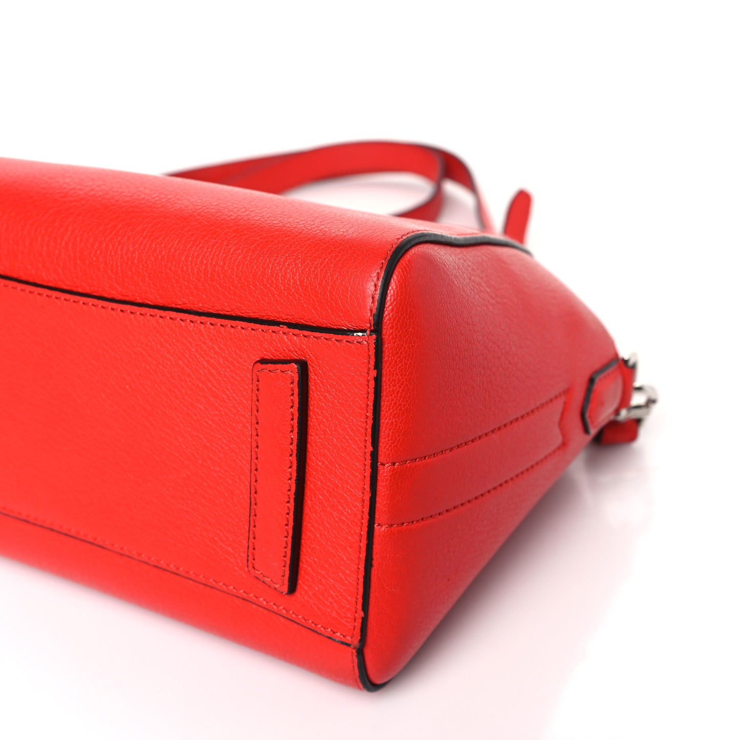 Sugar Goatskin Mini Antigona Medium Red