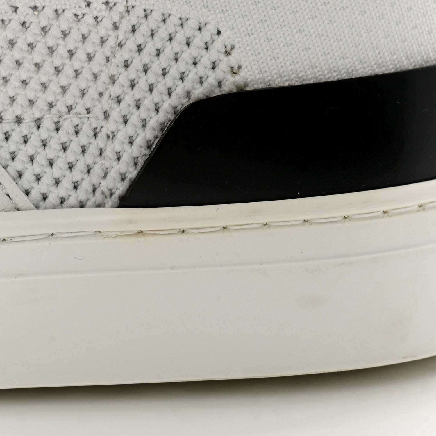 Hermes Calfskin Deep Sneakers 38 White Multicolor 9 of 12