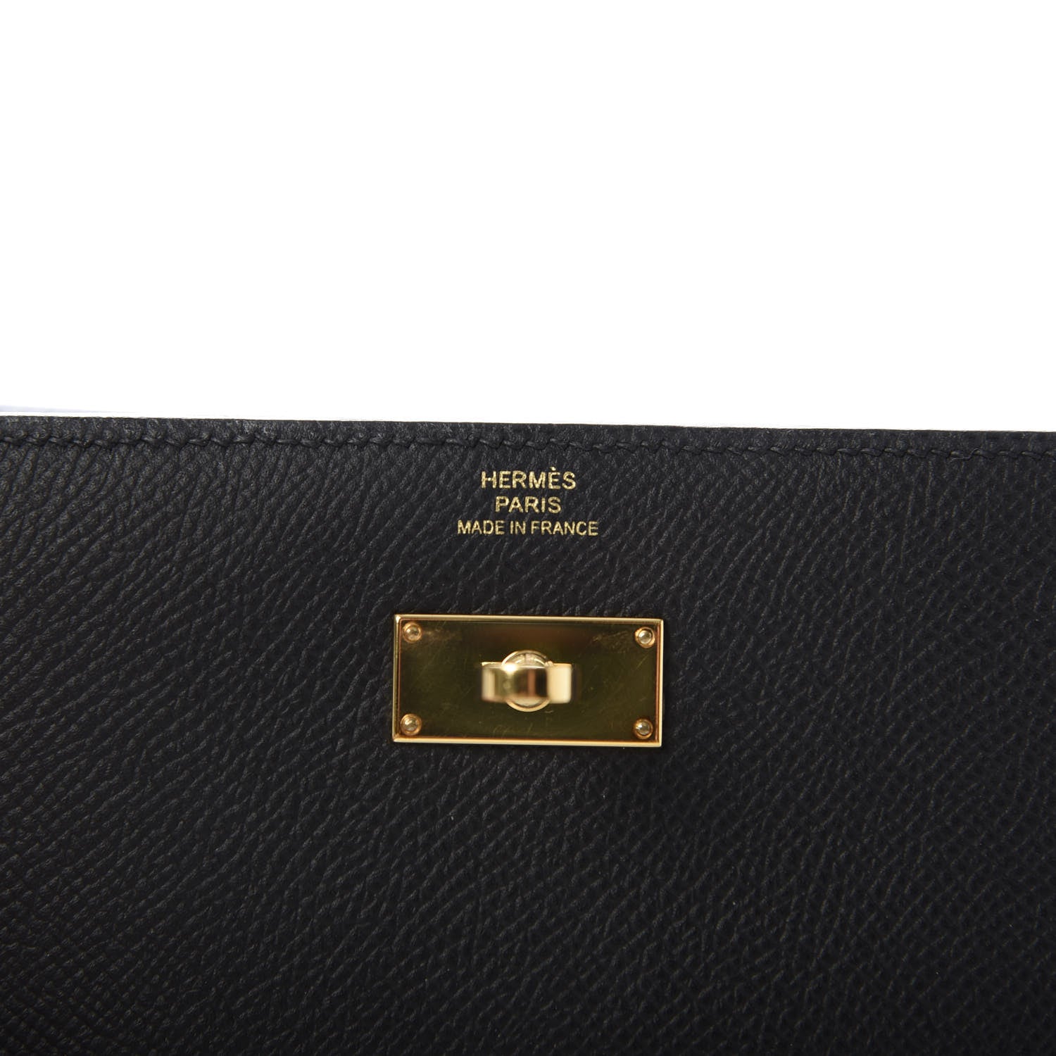 Hermes Epsom Medium Kelly Wallet Black 8 of 9