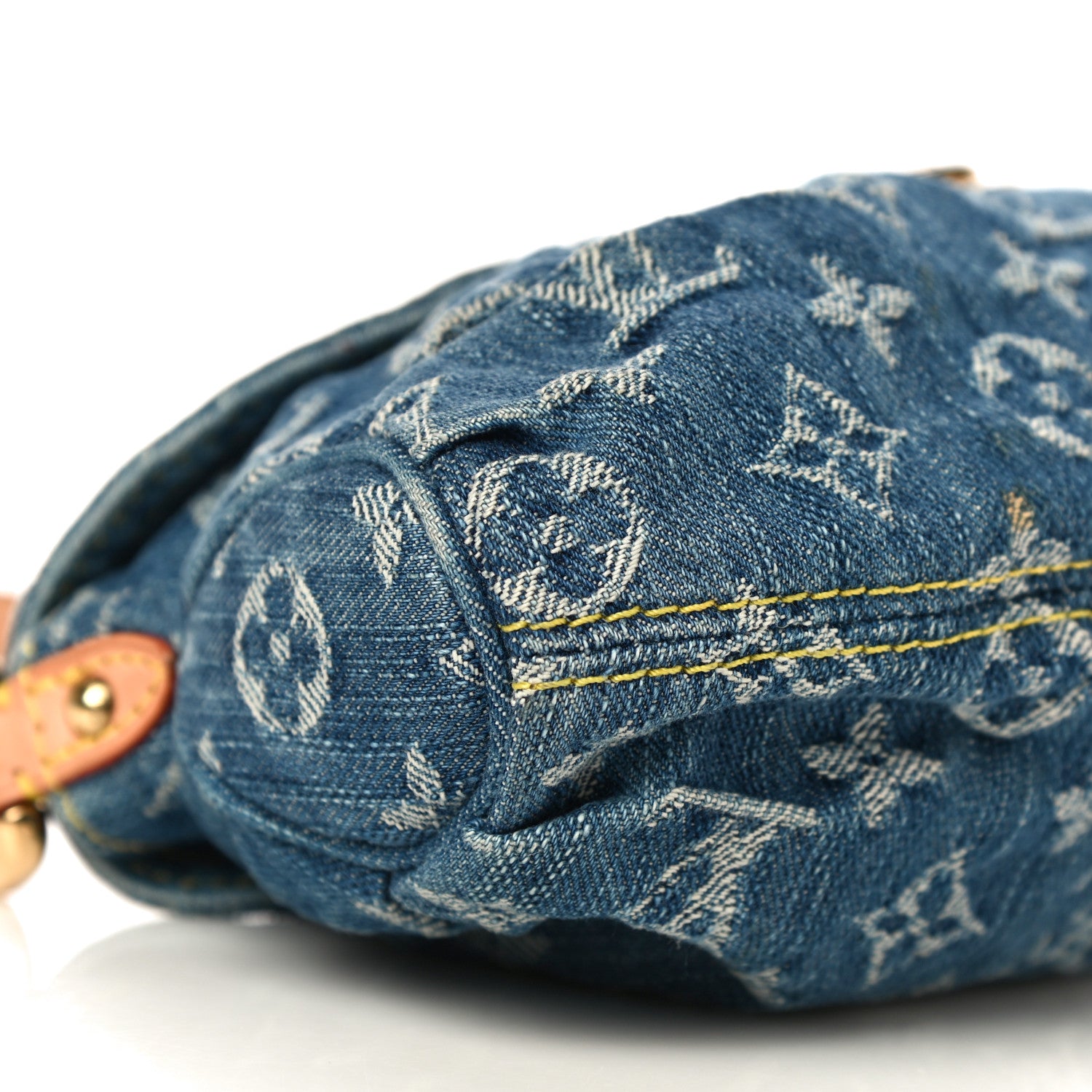 Louis Vuitton Monogram Denim Mini Pleaty Blue 8 of 12
