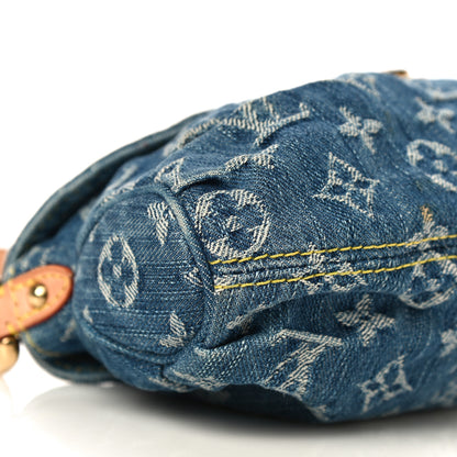 Louis Vuitton Monogram Denim Mini Pleaty Blue 8 of 12