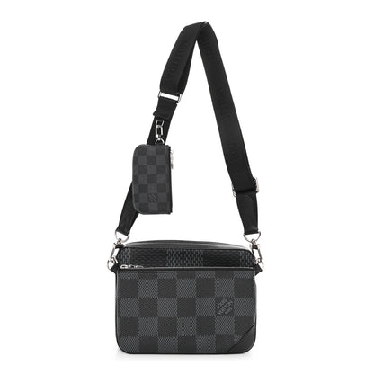 Louis Vuitton Damier Graphite 3D Trio Messenger 1 of 17