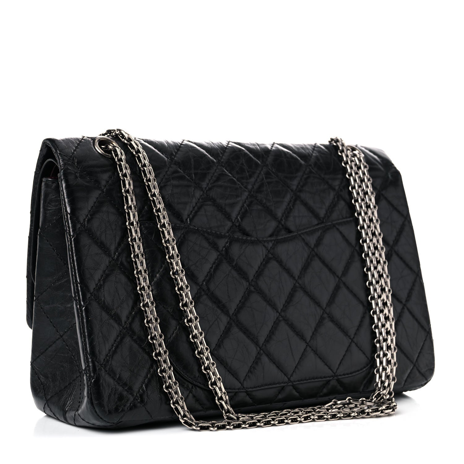 Chanel Aged Calfskin Quilted 2.55 Reissue 227 Flap Black 3 of 17